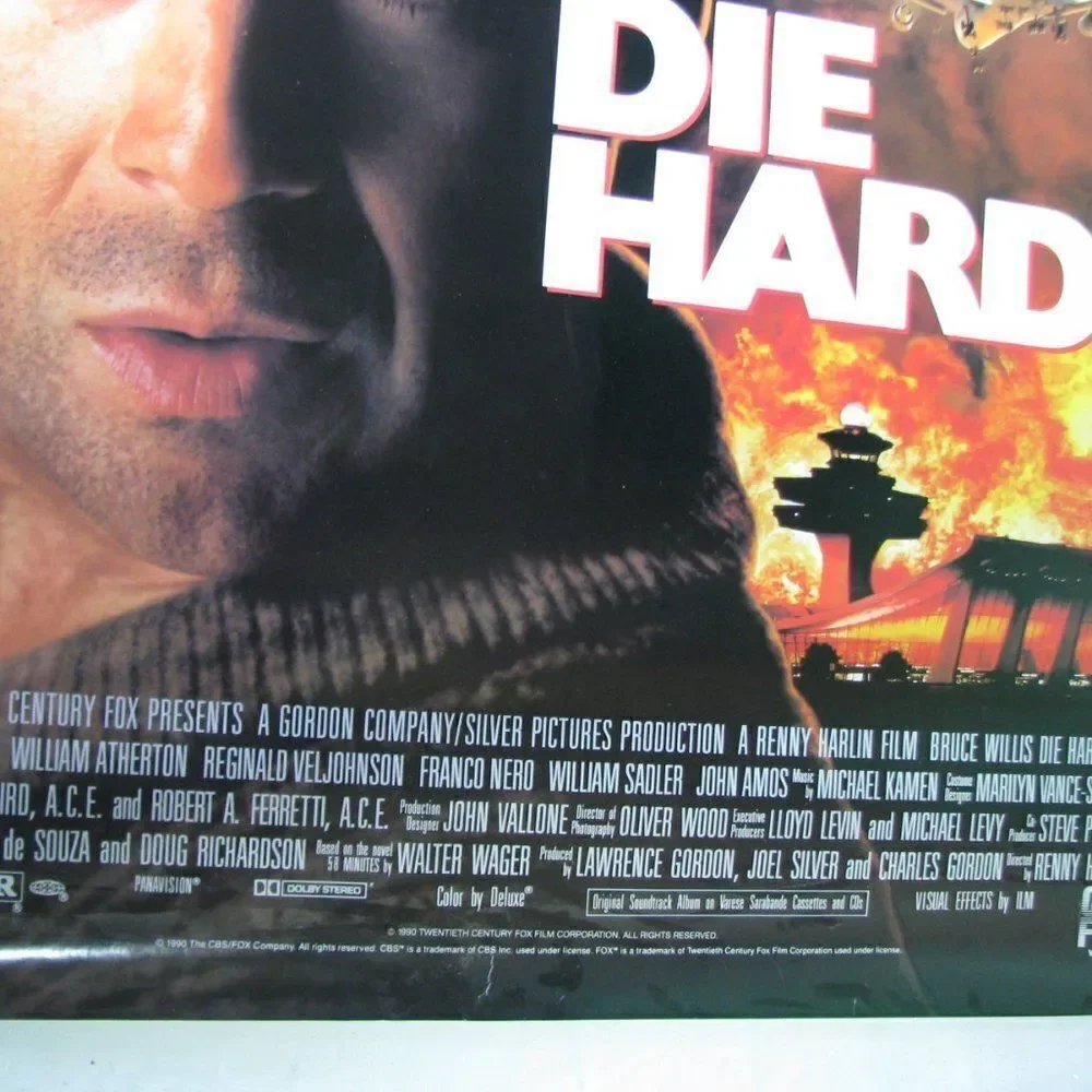 Vintage Die Hard 2 Movie Poster